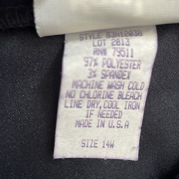 14W Christopher banks, deep blue skirt - Picture 5 of 6